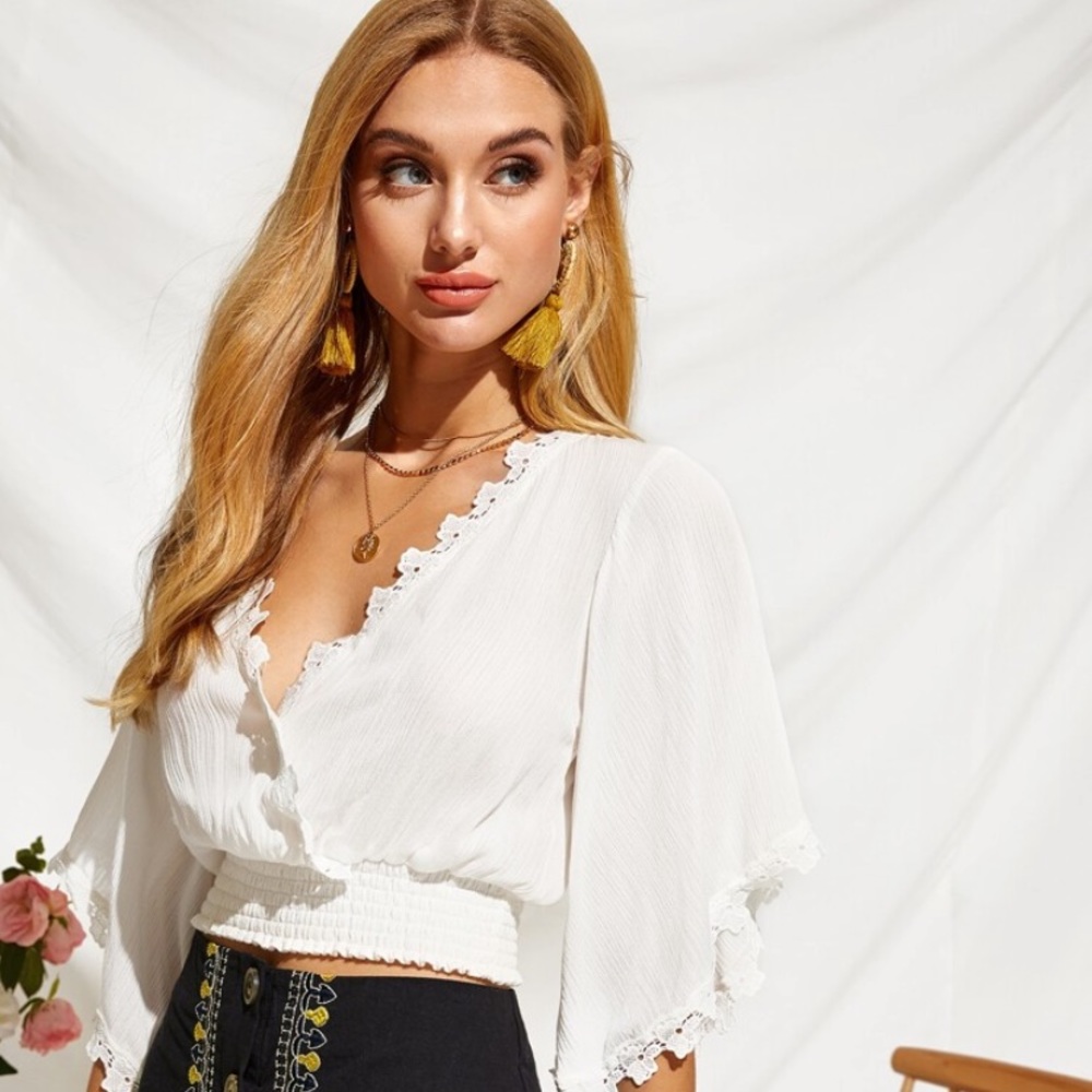 Crop summer top